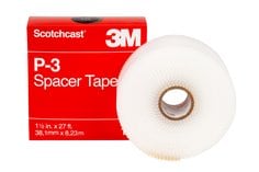 3M™ Scotchcast™ Spacer Tape P-3, 1-1/2 in X 27 ft (38,1 mm x 8,23 m), 50
rolls/case