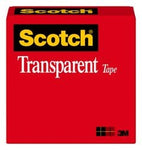 Scotch® Transparent Tape 600, 1 in x 2592 in