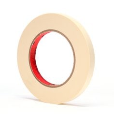 Scotch® High Performance Masking Tape 213, Tan, 1/2 in x 60 yd, 6.5 mil,
72 Roll/Case