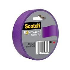 Scotch® Expressions Masking Tape, 3437-PUR-ESF, Purple
