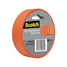 Scotch® Expressions Masking Tape 3437-ORG-ESF, Tangerine