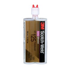 3M™ Scotch-Weld™ Epoxy Adhesive DP125, Translucent, 200 mL Duo-Pak,
12/case