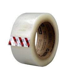 Scotch® Box Sealing Tape 371, Clear, 72 mm x 50 m, 24/Case