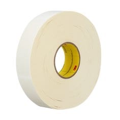 3M™ Repulpable Heavy Duty Double Coated Tape R3287, White, 24 mm x 55 m,
5 mil, 36 rolls per case