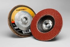 3M™ Cubitron™ II Flap Disc 967A, 60+, T29 Quick Change, 4-1/2 in x
5/8"-11, 10 ea/Case