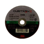 3M™ Cubitron™ II Cut-Off Wheel, 33456, 75 mm x 1 mm x 9.53 mm (3 in x
.04 in x 3/8 in), 5 wheels per carton, 6 cartons per case
