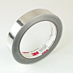 3M™ EMI Aluminum Foil Shielding Tape 1170, 25 mm x 16.5 m, 3 in Paper
Core, 9 Rolls/Case