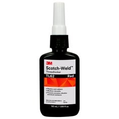3M™ Scotch-Weld™ Threadlocker TL62, Red, 50 mL Bottle, 10/case