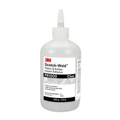 3M™ Scotch-Weld™ Plastic & Rubber Instant Adhesive PR1500, Clear, 500
Gram Bottle, 1/case