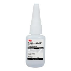 3M™ Scotch-Weld™ Low Odor Instant Adhesive LO1000, Clear, 20 Gram
Bottle, 10/case