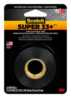 Scotch® Electrical Tape 200DC-DL-1W, 0.75 in x 12.5 yd x 7 mil, 12/case
