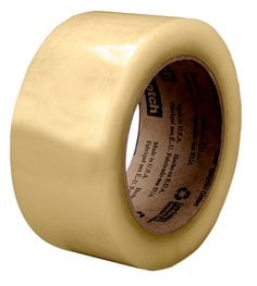 Scotch® Recycled Corrugate Box Sealing Tape 3071, Clear, 48 mm x 100 m,
36/Case