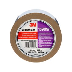 3M™ Venture Tape™ Aluminum Foil Tape 1520CW, Silver, 48 mm x 45.7 m, 3.2
mil, 24 Rolls/Case