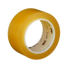 3M™ Vinyl Tape 471, Transparent, 2 in x 36 yd, 5.2 mil, 24 rolls per
case, Individually Wrapped Conveniently Packaged