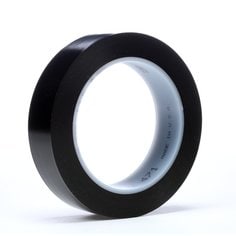 3M™ Vinyl Tape 471, Black, 3/4 in x 36 yd, 5.2 mil, 48 rolls per case,
Individually Wrapped Conveniently Packaged