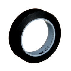 3M™ Vinyl Tape 471, Black, 1 in x 36 yd, 5.2 mil, 36 rolls per case,
Individually Wrapped Conveniently Packaged
