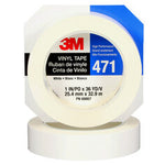 3M™ Vinyl Tape 471, White, 1 in x 36 yd, 5.2 mil, 36 rolls per case,
Individually Wrapped Conveniently Packaged