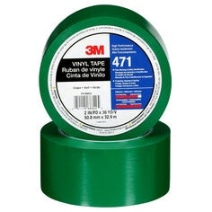 3M™ Vinyl Tape 471, Green, 2 in x 36 yd, 5.2 mil, 24 rolls per case,
Individually Wrapped Conveniently Packaged