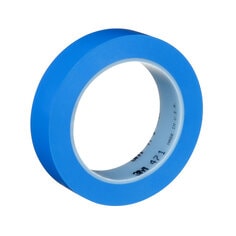 3M™ Vinyl Tape 471, Blue, 1 in x 36 yd, 5.2 mil, 36 rolls per case,
Individually Wrapped Conveniently Packaged