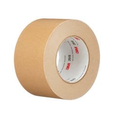 3M™ General Use Flatback Tape 2515, Tan, 72 mm x 55 m, 12/Case
