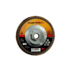 3M™ Cubitron™ II Flap Disc 967A, 60+, T27, 5 in x 5/8"-11, 10 ea/Case