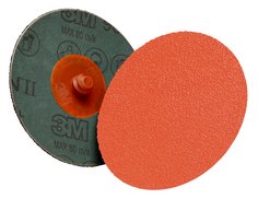 3M™ Cubitron™ II Roloc™ Fibre Disc 987C, 60+, TR, 3 in, Die R300V,
50/Carton, 200 ea/Case
