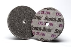Scotch-Brite™ EXL Unitized Wheel, XL-UW, 2S Fine, 3 in x 1/2 in x 3/8
in, 20 ea/Case