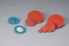 Standard Abrasives™ Quick Change Ceramic 2 Ply Disc, 525418, 120, TSM,
Red, 2 in, Die QS200PM, 50/Carton, 200 ea/Case