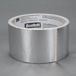 Scotch® Foil Tape 3311, Silver, 60 in x 600 yd, 3.6 mil, 2 rolls per
case