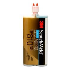 3M™ Scotch-Weld™ Low Odor Acrylic Adhesive DP810NS, Tan, 400 mL Duo-Pak,
6/case
