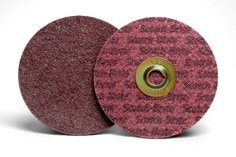 Scotch-Brite™ AL Surface Conditioning Disc TN Quick Change, AL-DN, A/O
Medium, Maroon, 5 in x 5/8 in-11, 50 ea/Case