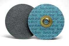 Scotch-Brite™ AL Surface Conditioning Disc TN Quick Change, AL-DN, A/O
Very Fine, Blue, 7 in x 5/8&quot;-11, 25 ea/Case