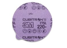 3M™ Cubitron™ II Stikit™ Film Disc 775L, 220+, 5 in x NH, Linered w/Tab,
Die 500X, 50/Carton, 250 ea/Case
