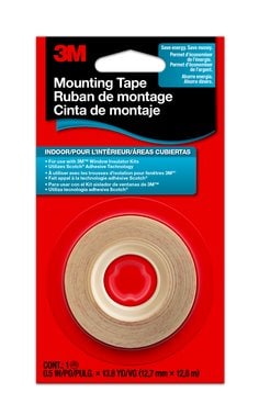 3M™ Indoor Window Film Mounting Tape 2145C, 1/2 in. x 13.8 yd., Clear, 1
Roll/Pack