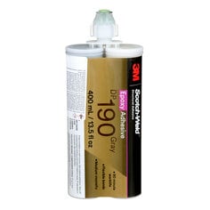 3M™ Scotch-Weld™ Epoxy Adhesive DP190, Gray, 400 mL Duo-Pak, 6/case