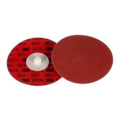 3M™ Cubitron™ II Roloc™ Durable Edge Disc 947A, 80+, X-weight, TR,
Maroon, 3 in, Die R300V, 50/Carton, 200 ea/Case