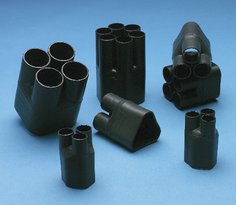 3M™ Heat Shrinkable Cable Breakout Boot HDBB-605-1-250: black, 6-way
outlet, 1/case