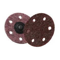 Scotch-Brite™ Roloc™ Surface Conditioning Disc, SC-DR, A/O Medium, TR, 3
in, D/F 6HL, 25/Carton, 100 ea/Case