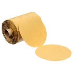 3M™ Stikit™ Paper Disc Roll 210U, P500 A-weight, 5 in x NH, Die 500X,
250 Discs/Roll, 4 Rolls/Case