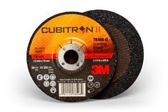 3M™ Cubitron™ II Depressed Center Grinding Wheel, 78468, 36, T27, 100 mm
x 6 mm x 16 mm, 10/Carton, 20 ea/Case