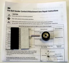 3M™ File Belt Arm #28371 Repair Kit 30664