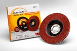 3M™ Cubitron™ II Flap Disc 967A, 40+, T27, 4-1/2 in x 7/8 in, 10
ea/Case, Single Pack