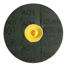 3M™ Cubitron™ II Roloc™ Fibre Disc 987C, 80+, TS, 4 in, Die RS400BB,
25/Carton, 100 ea/Case