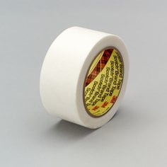 3M™ Vent Tape 394, White, 3/4 in x 36 yd, 4 mil, 48 rolls per case