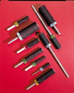 Standard Abrasives™ A/O Precision Cartridge Roll, 726019, R4-ST, 320,
1/4 in x 1-1/4 in x 1/8 in, R4, 25/Car, 250 ea/Case