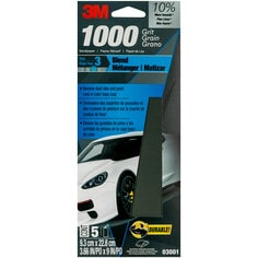 3M™ Wetordry™ Sandpaper, 03001, 1000 Grit, 3 2/3 inch x 9 inch, 20 packs
per case