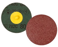 3M™ Roloc™ Fibre Disc 782C, 80+, TR, 4 in, Die R400BB, 25/Carton, 100
ea/Case