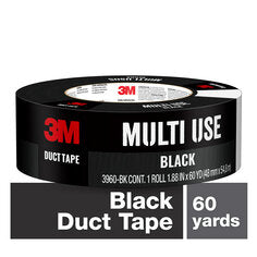 3M™ Black Duct Tape 3960-BK, 1.88 in x 60 yd (48 mm x 54,8 m)