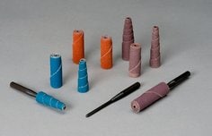 Standard Abrasives™ Aluminum Oxide Cartridge Roll, 720435, CR-FT, 80,
1/4 in x 1-1/2 in x 1/8 in, Full Tapered, 100 ea/Case