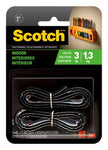Scotch™ Indoor Fasteners RF4711, 3/4 in x 18 in (19,0 mm x 45,7 cm)
Black 1 Set of Strips